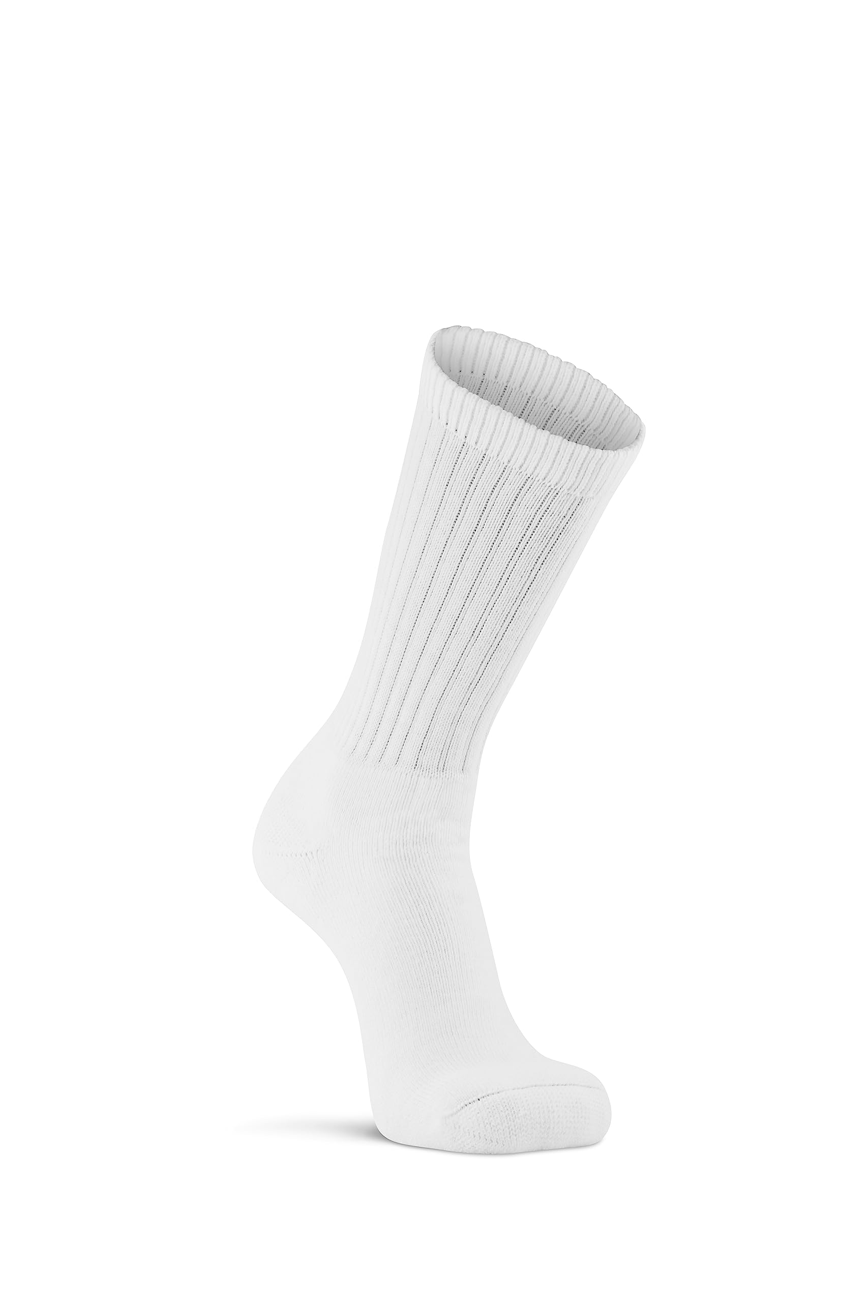 Fox River Mens Wick Dry Medium-weight Sport Crew Athletic-socks, White, Large US