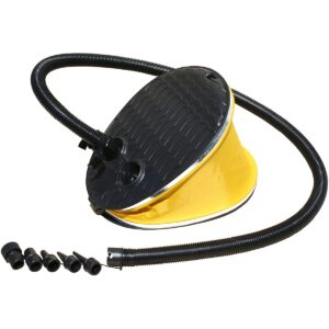 Advanced Elements Bellows Foot Pump Large, Yellow/Black