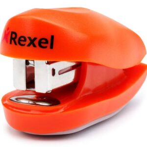 Rexel Buddy Mini Stapler, 10 Sheet Capacity, Fits in a Handbag, includes Staples, Assorted Colours, 2100150, 1 Unit