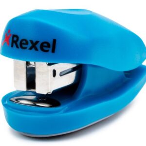 Rexel Buddy Mini Stapler, 10 Sheet Capacity, Fits in a Handbag, includes Staples, Assorted Colours, 2100150, 1 Unit