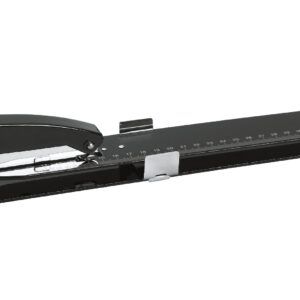 Rexel Long Reach Stapler, 15 Sheet Capacity, Plastic Body, Black, 01026