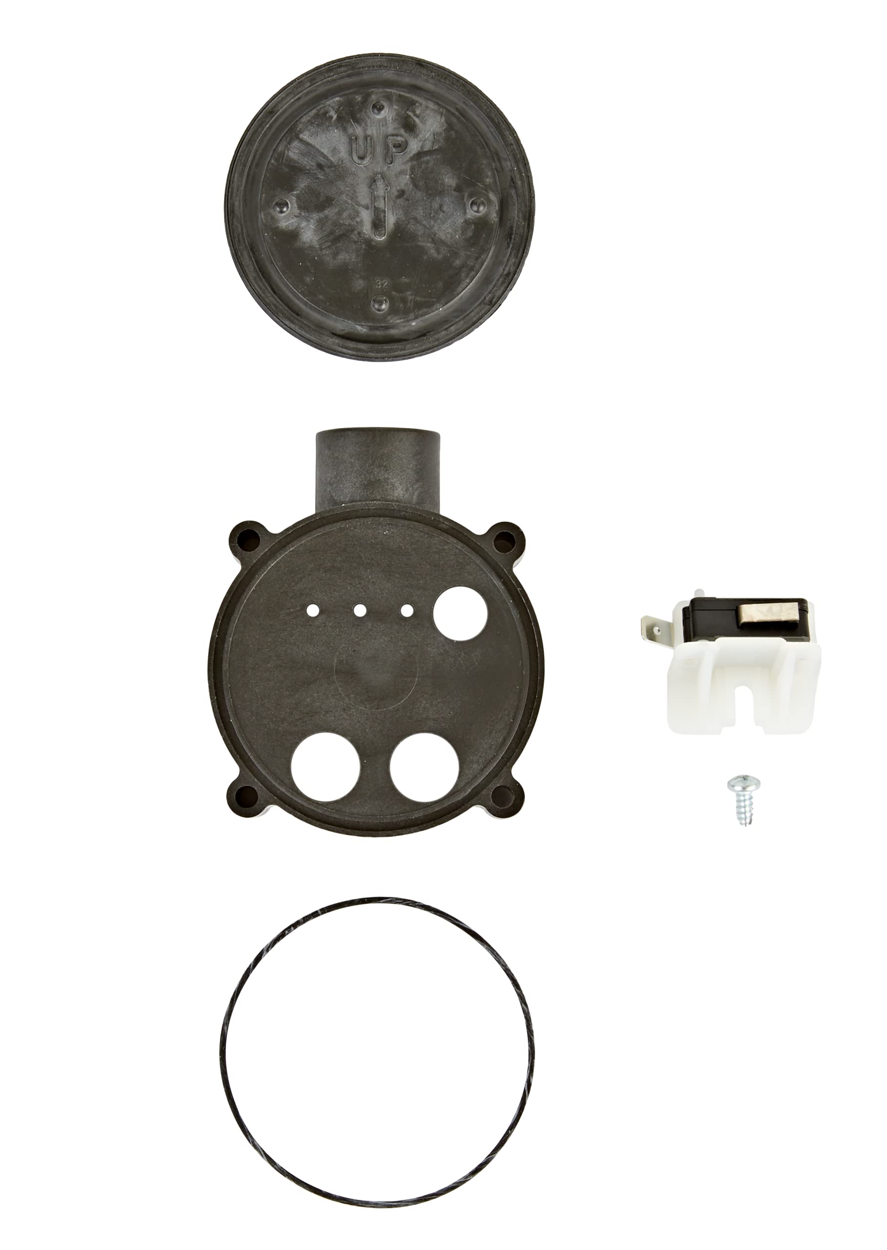 Little Giant SPRK-1 Sump Pump Diaphragm Switch Repair Kit with Casing, Black, 599300