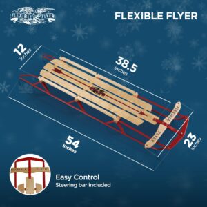 Flexible Flyer Paricon 54-Inch Sled