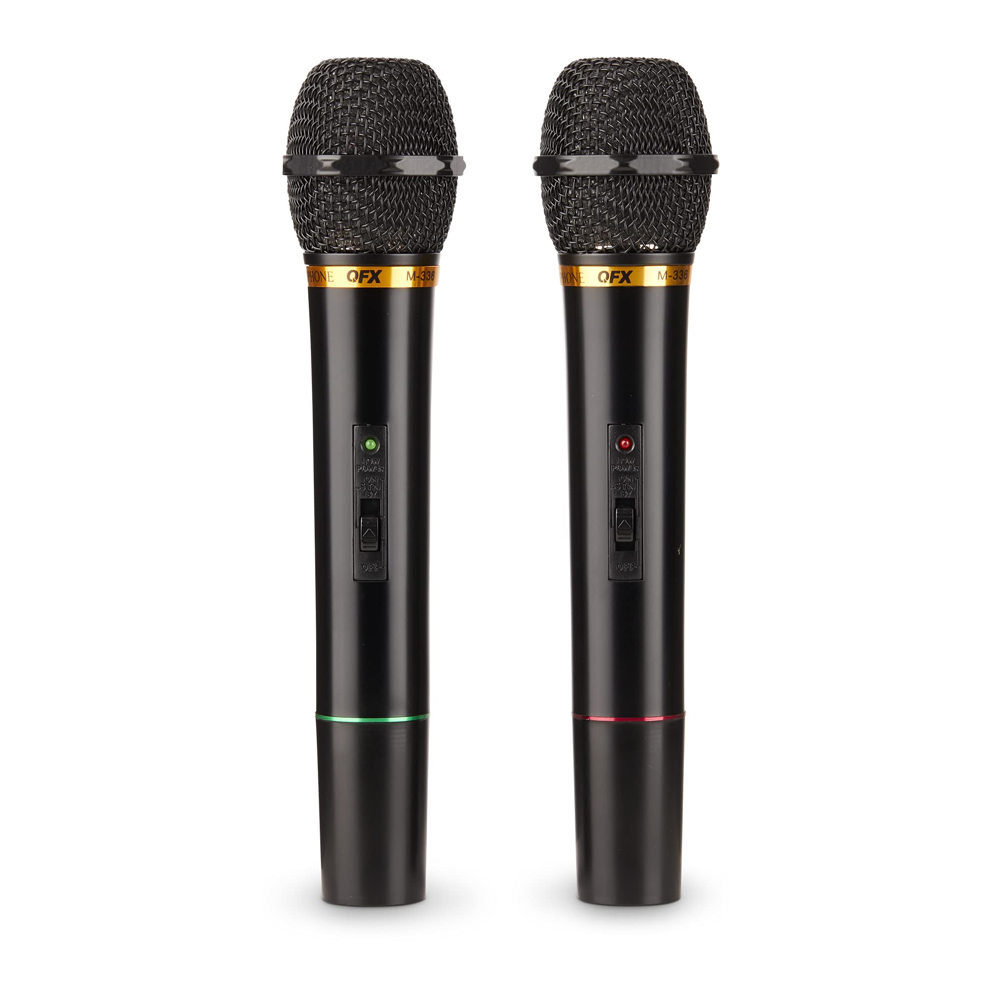 QFX M-336 Wireless Dynamic Professional Microphone - Twin Pack