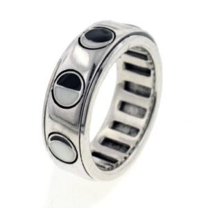 Sterling Silver Lunar Phases of the Moon Spinning Spin Band Ring Size 15(Sizes 4,5,6,7,8,9,10,11,12,13,14,15)