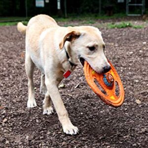 Hartz Tuff Stuff Toss Around Plush Frisbee Flyer Dog Toy - Medium/Large