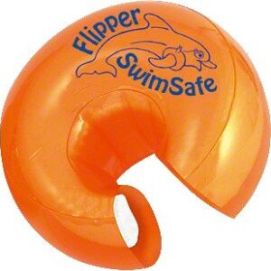 Flipper SwimSafe Water Wings, Arm Floaties for Kids. Inflatable Training Arm Bands for Pools