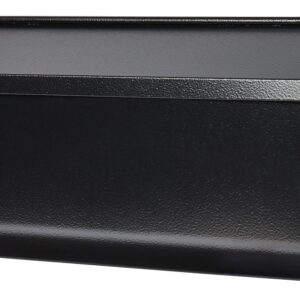 Gibraltar Mailboxes Woodlands Medium Capacity Galvanized Steel Black, Wall-Mount Mailbox, L4010WB0,Textured Black