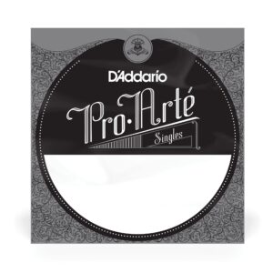 d'addario j4506 pro-arte nylon classical guitar single string, normal tension, sixth string