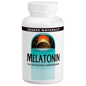 Source Naturals Sleep Science Melatonin Complex with GABA 3 mg Peppermint Flavored - 100 Lozenges