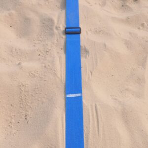 Tandem Sport Volleyball Court Lines - 1" Webbed Volleyball Court Lines - Regulation or Short Court - Blue