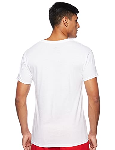 Hanes Men's Tagless Cotton V-Neck Undershirt Multiple Pack Color, White - 3 Pack, Small