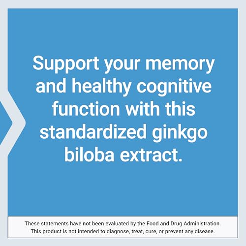 Life Extension Ginkgo Biloba Certified Extract™, 120 mg, helps maintain memory & cognition, gluten-free, non-GMO, vegetarian, 365 capsules