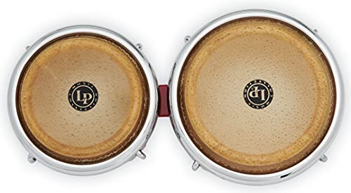 Latin Percussion LPMC Mini Tunable Puerto Rican Flag Wood Bongos (LPM199-PR)