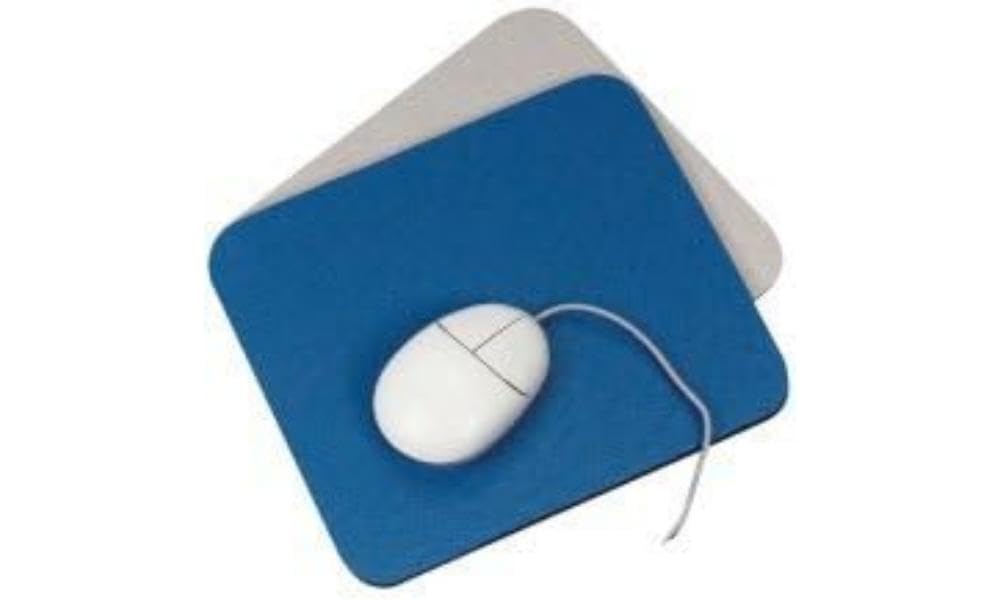 Q Connect Blue Economy Mouse Mat, Blue