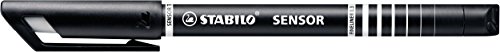 STABILO Sensor Fineliner Pen, Black