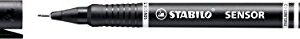 STABILO Sensor Fineliner Pen, Black