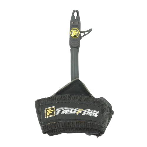 Tru-Fire Patriot Archery Compound Bow Release - Adjustable Black Wrist Strap