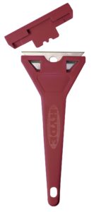 hyde tools 13080 utility blade glass scraper , red