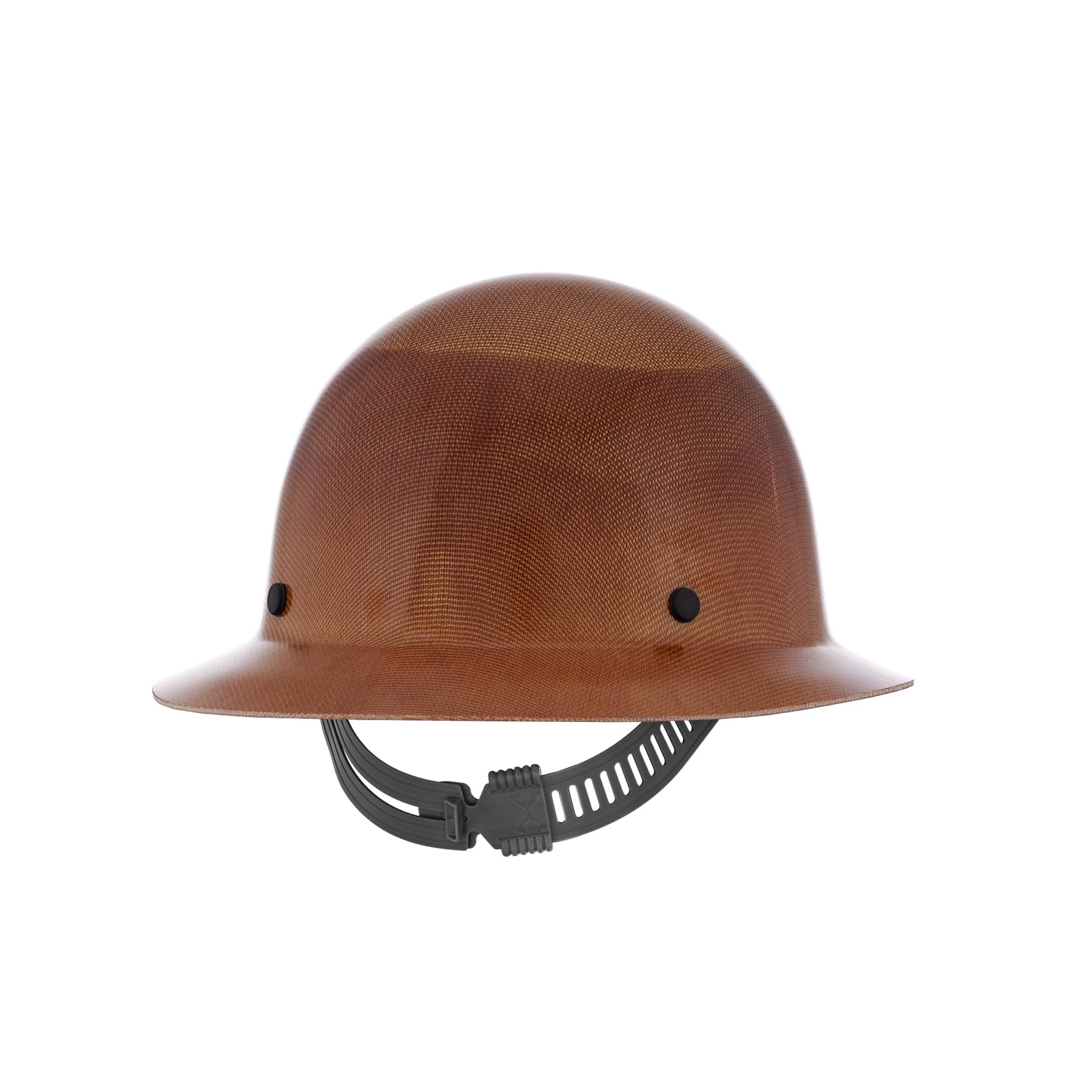 MSA 454664 Skullgard Full-Brim Hard Hat With Staz-On Pinlock Suspension, Non-Slotted Cap, Made Of Phenolic Resin, Radiant Heat Loads Up To 350F - Standard Size In Natural Tan