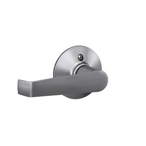 Schlage F10 ELA 626 Elan Door Lever, Hall & Closet Passage Lock, Satin Chrome