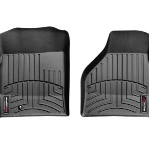 WeatherTech Custom Fit FloorLiners for Dodge Ram Truck 1500, Ram Truck 2500/3500-1st Row (440041), Black