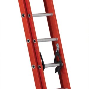 Louisville Ladder FE3216 Foot Extension Ladder, 16 ft, Orange