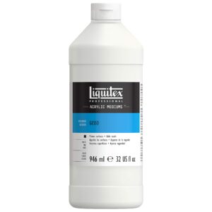 liquitex professional gesso surface prep medium, 946ml (32-oz), white