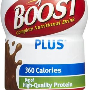 BOOST Plus Rich Chocolate Nutritional Drink, 8 Fl Oz, 6 Pack