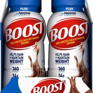 BOOST Plus Rich Chocolate Nutritional Drink, 8 Fl Oz, 6 Pack