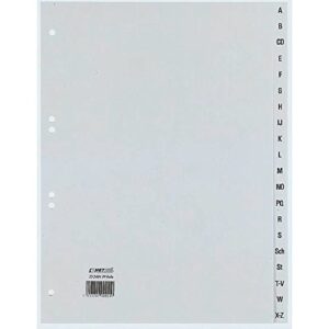 Rexel Ring Binder Polypropylene (Alphabetic Register, DIN A4) – Grey