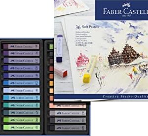 Faber-Castell Soft Dry Pastel Chalk Long Goldfaber 36 Colors