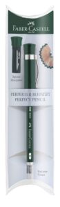 faber-castell perfect pencil castell 9000 in gift box - #2 pencil with built-in pencil sharpener and extender