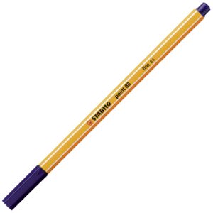 stabilo point 88 pen, night blue