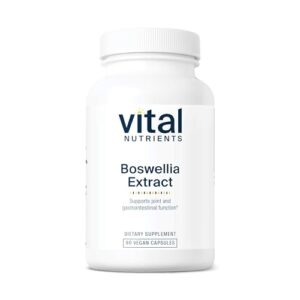 vital nutrients - boswellia serrata extract - herbal support for joint and digestive health - 90 vegetarian capsules per bottle - 400 mg