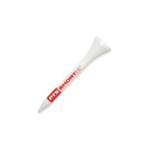 Pride Professional Tee System, 2-1/8 Inch Shortee Golf Tees - 120 Count Bag (Red on White)