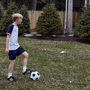 WILSON Traditional Soccer Ball - Size 5, Black/White