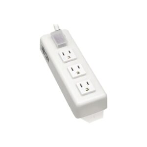 Tripp Lite 3 Outlet Home & Office Power Strip, 6ft Cord with 5-15P Plug (TLM306NC)