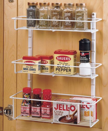 ClosetMaid Kitchen Spice Rack, White