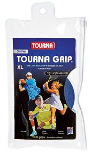 tourna grip xl original dry feel tennis grip 10 pack