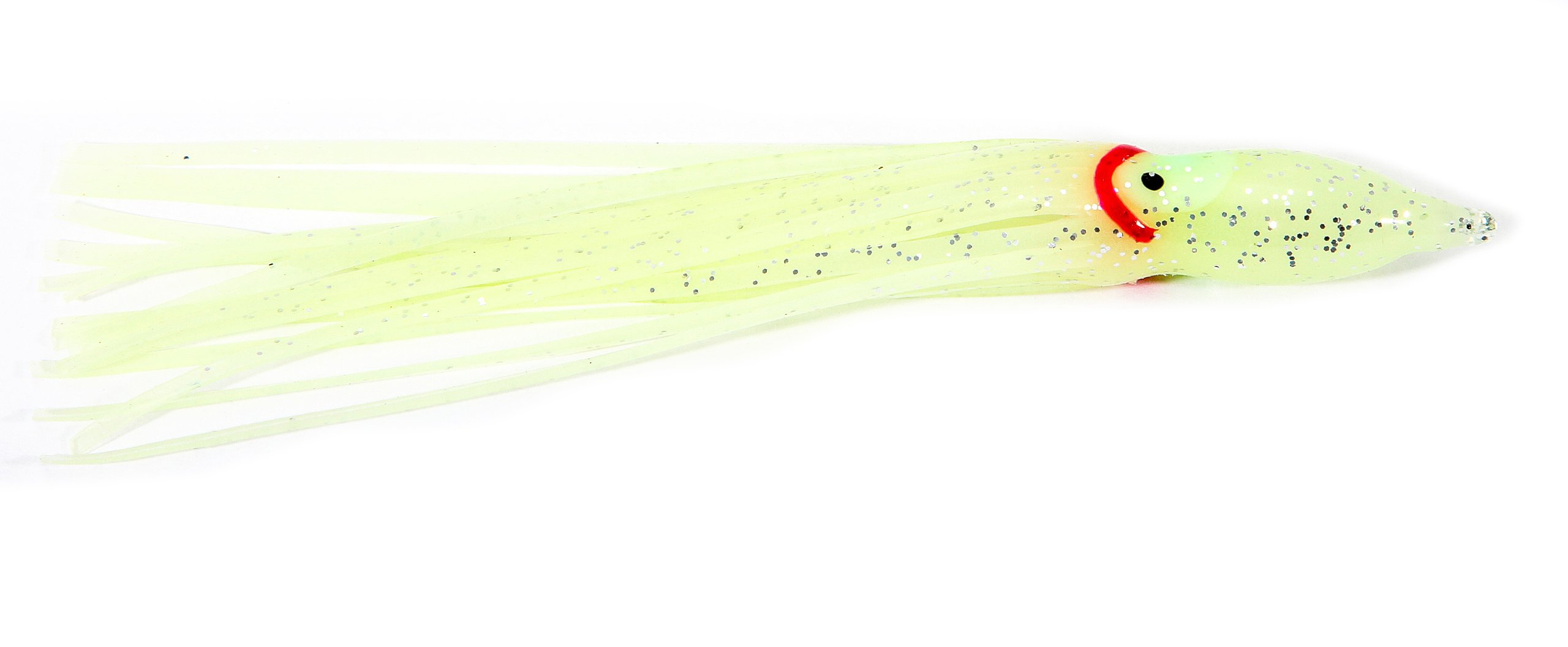 Boone Big Game Trolling Skirt (Pack of 5), Glow, 4 1/4-Inch