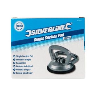 Silverline 427574 Suction Pad Aluminium 50 kg Single