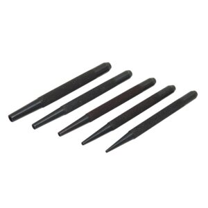 silverline pc14 nail punch set 5pce 1.5-5 mm