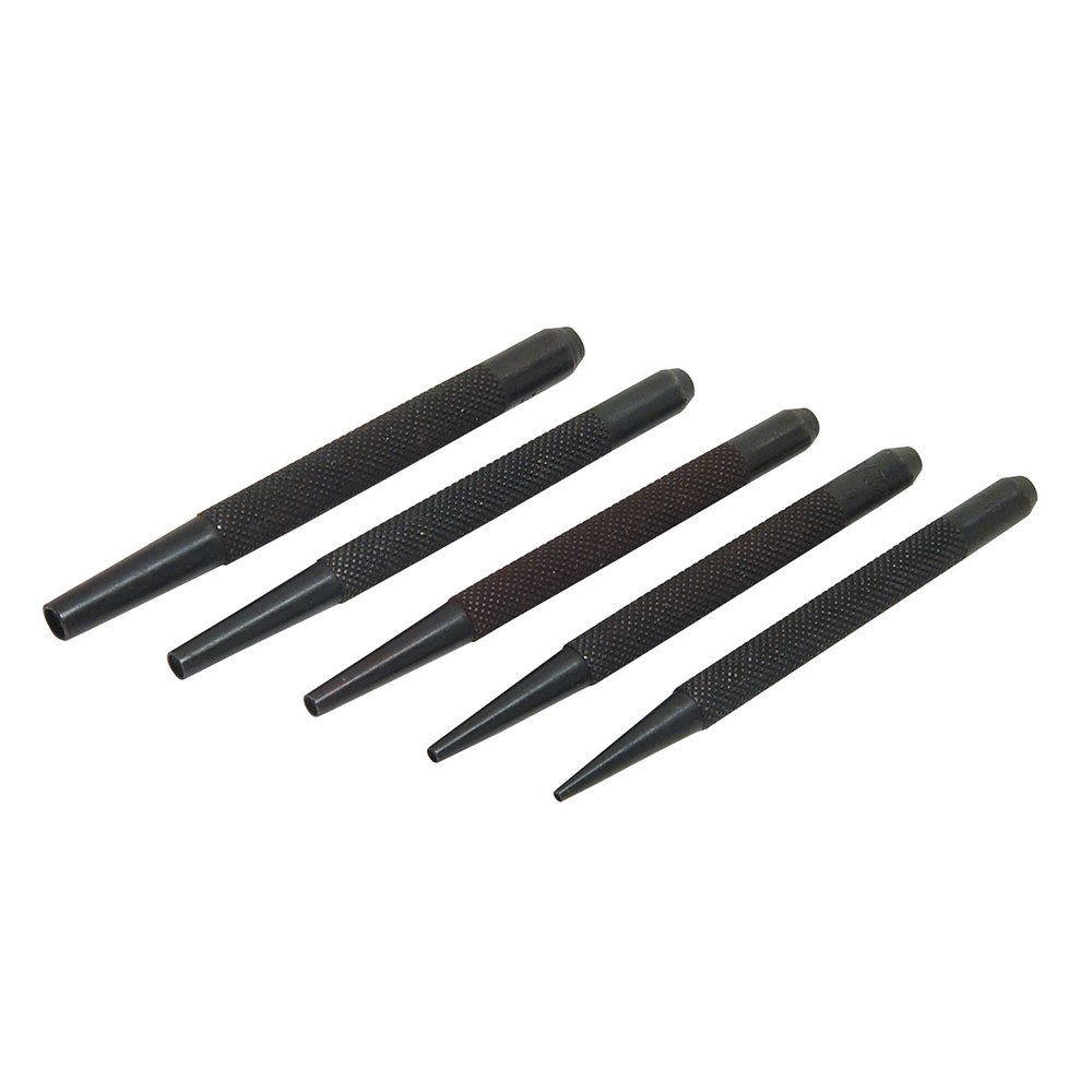 Silverline PC14 Nail Punch Set 5pce 1.5-5 mm