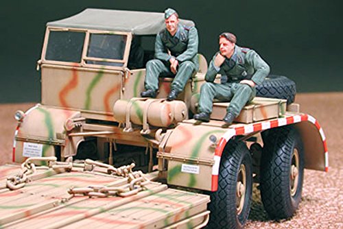 Tamiya 300035246-1:35 WWII special operations vehicle 9 Famo with low-bed trailer