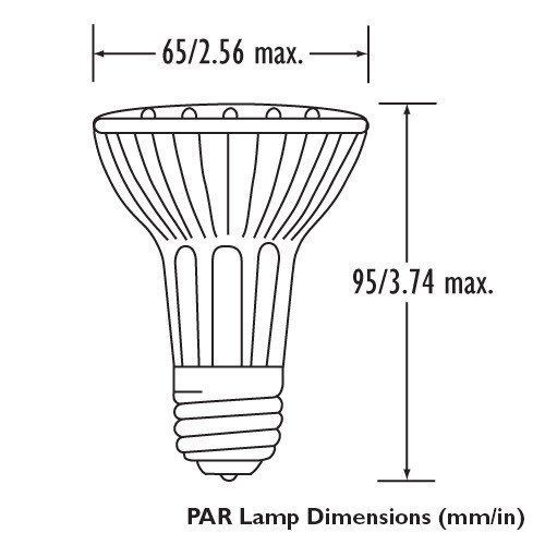 Philips 39W PAR20 Metal Halide Flood Bulb