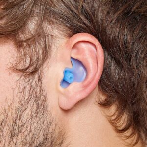 Zoggs 300659-400 Aqua Plugz - Hypo-Allergenic Silicone Ear PlugsBlue