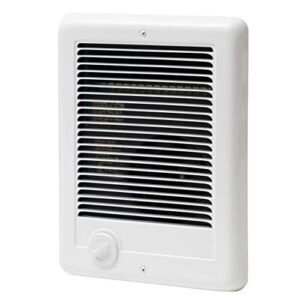 cadet com-pak electric wall heater complete unit with thermostat (model: csc101tw, part: 67508), 3412 btu, 120 volt, 1000 watt, white