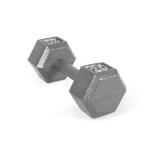 cap barbell solid hex single dumbbell (20-pound)