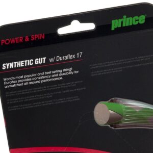 Prince Synthetic Gut with Duraflex 17g White Tennis String